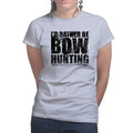 I'd Rather Be Bow Hunting Ladies T-shirt