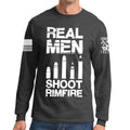 Real Men Shoot Rimfire Long Sleeve T-shirt