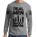 Real Men Shoot Rimfire Long Sleeve T-shirt