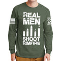 Real Men Shoot Rimfire Long Sleeve T-shirt