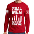 Real Men Shoot Rimfire Long Sleeve T-shirt
