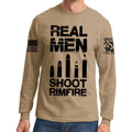 Real Men Shoot Rimfire Long Sleeve T-shirt