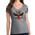 Ladies Fuck Your Red Flag Laws V-Neck T-shirt