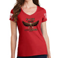 Ladies Fuck Your Red Flag Laws V-Neck T-shirt