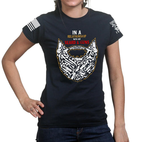 Guns and Beard Ladies T-shirt