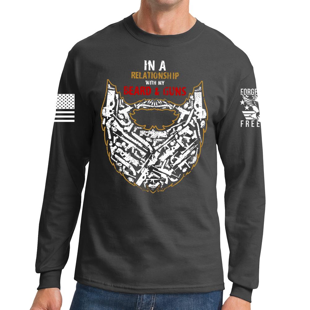 Guns and Beard Long Sleeve T-shirt