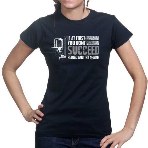 Reloading Again Ladies T-shirt