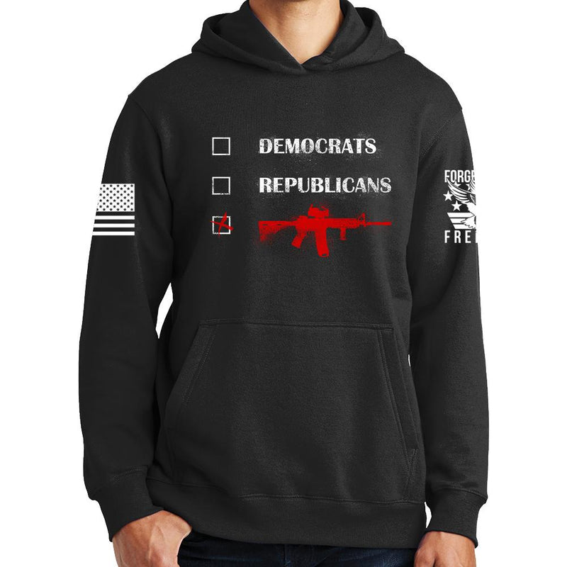 Republicans Democrats AR15 Hoodie