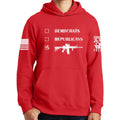 Republicans Democrats AR15 Hoodie