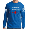 Republicans Democrats AR15 Long Sleeve T-shirt