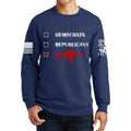 Republicans Democrats AR15 Sweatshirt