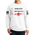 Republicans Democrats AR15 Sweatshirt