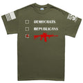 Republicans Democrats AR15 Men's T-shirt