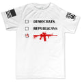 Republicans Democrats AR15 Men's T-shirt