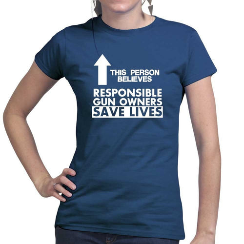 Responsible Gun Owners Ladies T-shirt