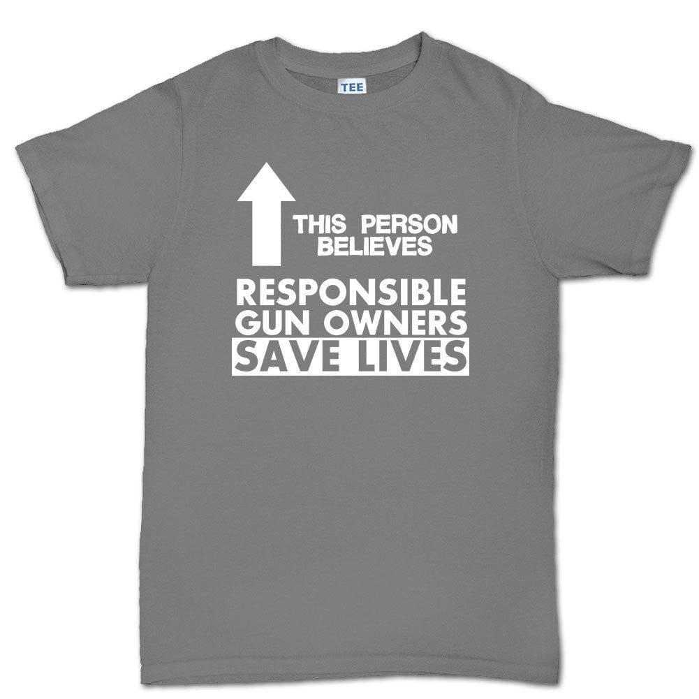 Responsible Gun Owners Men's T-shirt