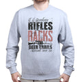 Hunting Rifles Racks & Deer Trails Sweatshirt