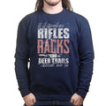 Hunting Rifles Racks & Deer Trails Sweatshirt