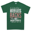 Men's Hunting Rifles Racks & Deer Trails T-shirt