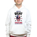 Right to Bear Arms Skull Mens Hoodie