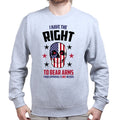 Right to Bear Arms Skull Mens Sweatshirt