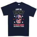 Right to Bear Arms Skull Mens T-shirt