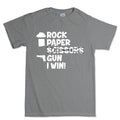 Rock Paper Scissors Gun Men's T-shirt