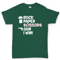 Rock Paper Scissors Gun Men's T-shirt