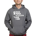 Rock Paper Scissors Gun Hoodie