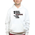 Rock Paper Scissors Gun Hoodie