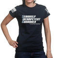 Seriously Incompetent Gunmaker Ladies T-shirt