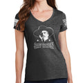 Ladies V-neck Say When T-shirt