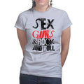 Ladies Sex Guns and Rock N Roll T-shirt