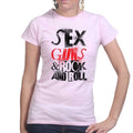 Ladies Sex Guns and Rock N Roll T-shirt