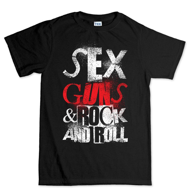 Men's Sex Guns and Rock N Roll T-shirt