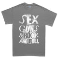 Men's Sex Guns and Rock N Roll T-shirt