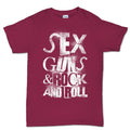 Men's Sex Guns and Rock N Roll T-shirt