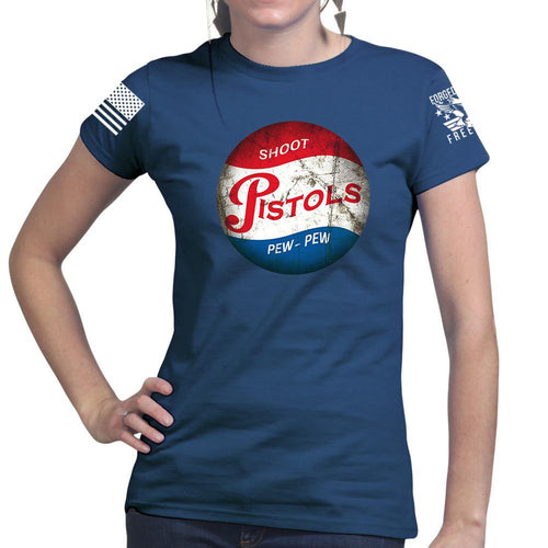 Shoot Pistols Ladies T-shirt