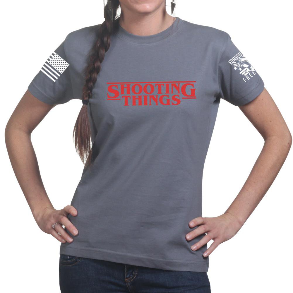 Shooting Things Ladies T-shirt
