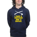 Shotgun and a Shovel Mens Hoodie