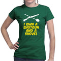 Shotgun and a Shovel Ladies T-shirt