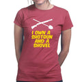 Shotgun and a Shovel Ladies T-shirt