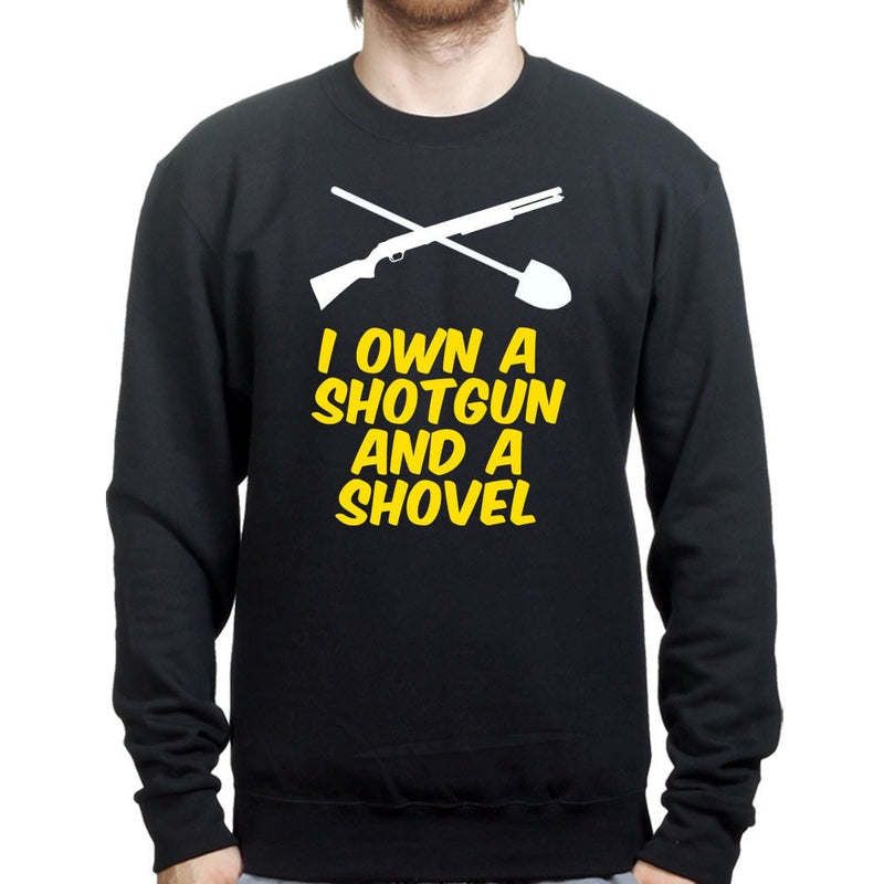 Shotgun and a Shovel Mens Sweatshirt