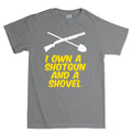 Shotgun and a Shovel Mens T-shirt