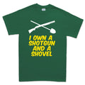 Shotgun and a Shovel Mens T-shirt