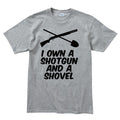 Shotgun and a Shovel Mens T-shirt
