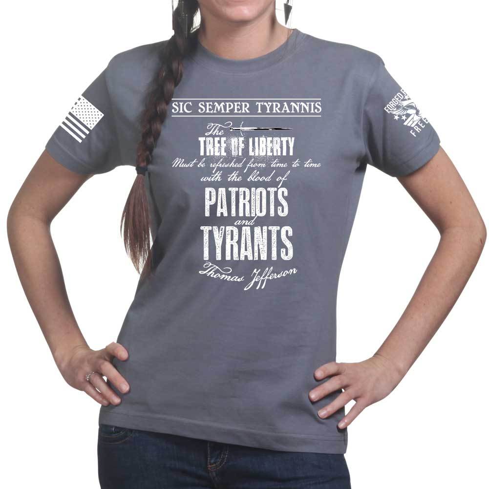 Sic Semper Tyrannis T. Jefferson Ladies T-shirt