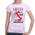 Signs Can't Stop Violence Ladies T-shirt