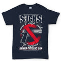 Men's Signs Can't Stop Violence T-shirt