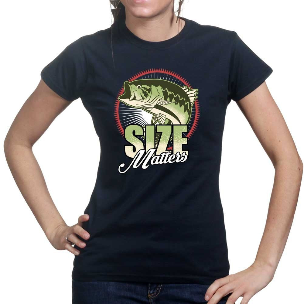 Size Matters (Fishing) Ladies T-shirt